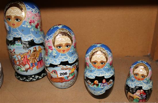 Collection of Russian dolls